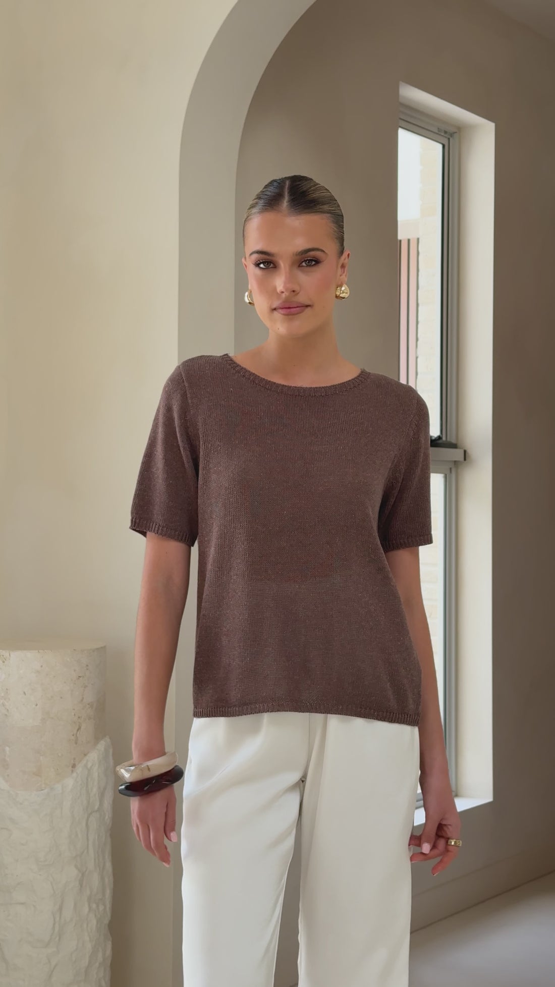 Summer Tee - Mocha - Billy J