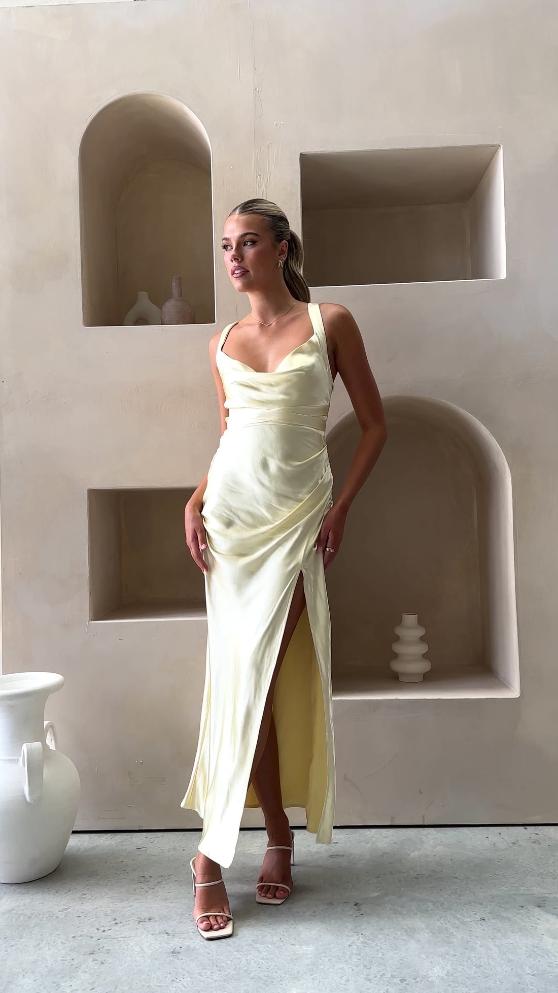 Zendaya Maxi Dress - Yellow - Billy J