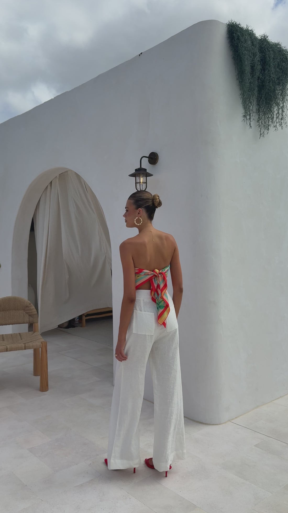 Imogen Scarf - Positano Red - Billy J