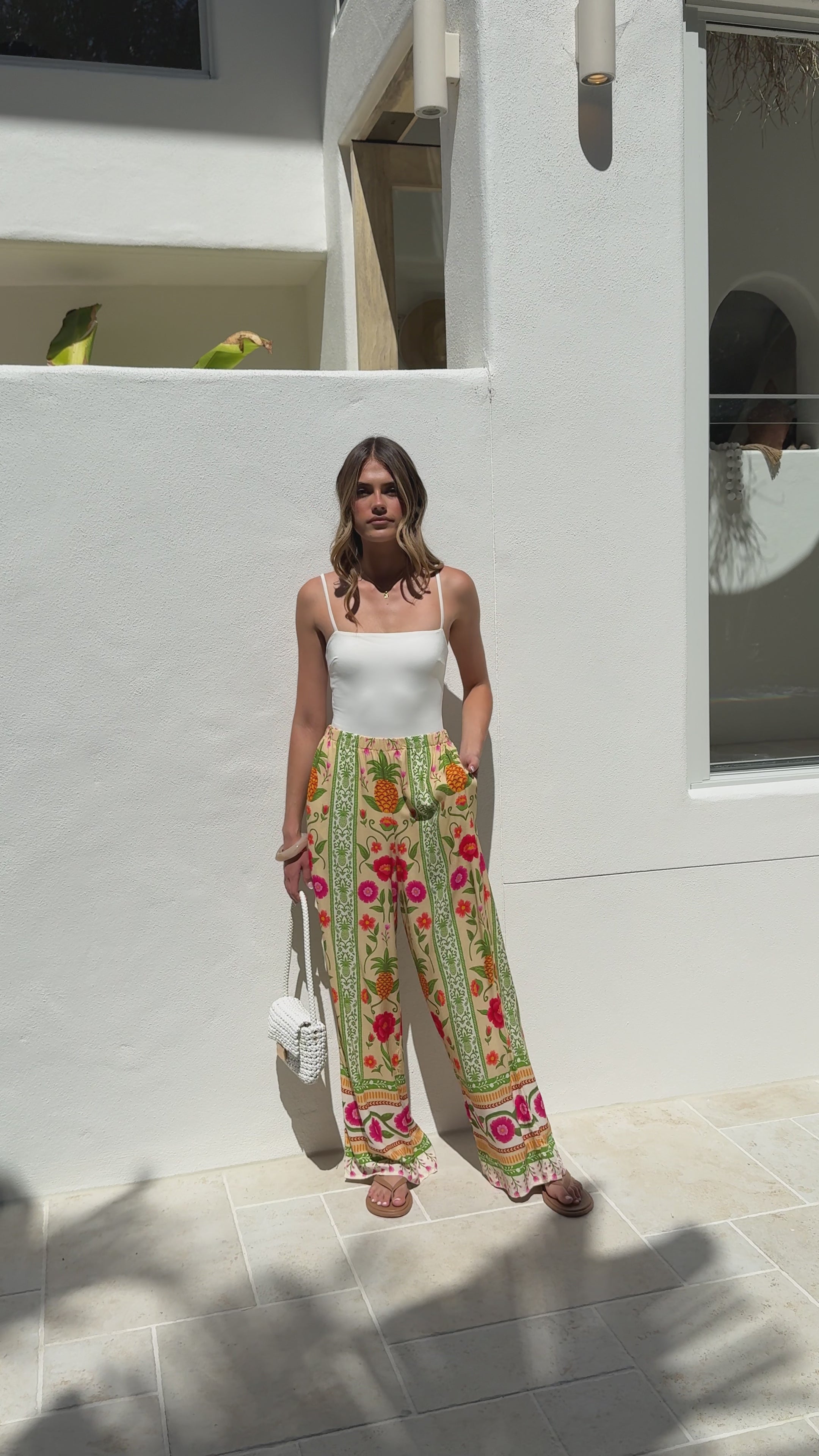 Load video: Janessa Pants - Sunkissed Print - Billy J