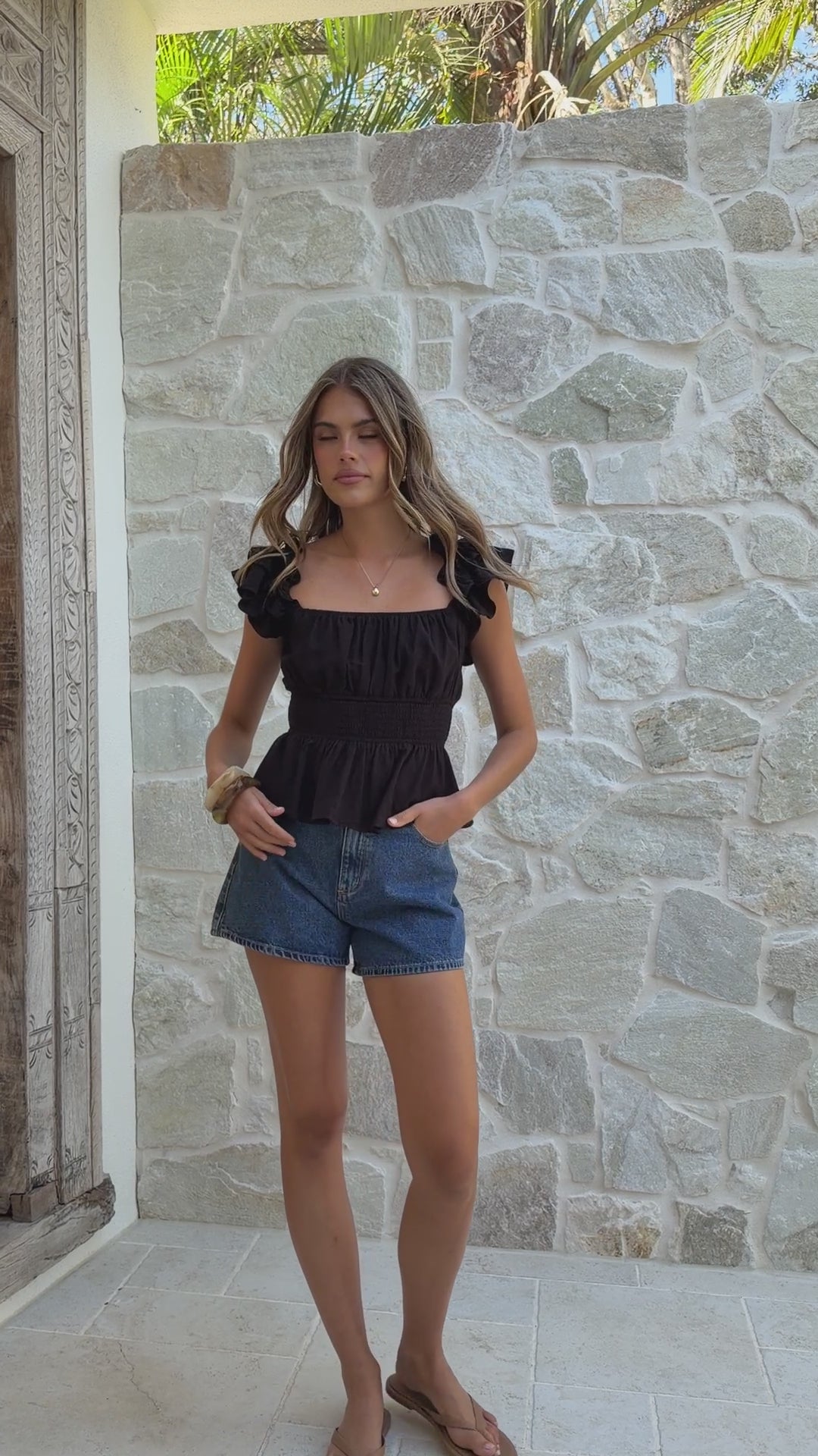 Fifi Top - Black - Billy J