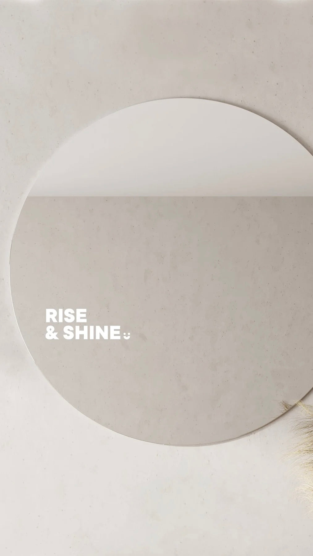 Rise & Shine - Affirmation Mirror Sticker - Billy J