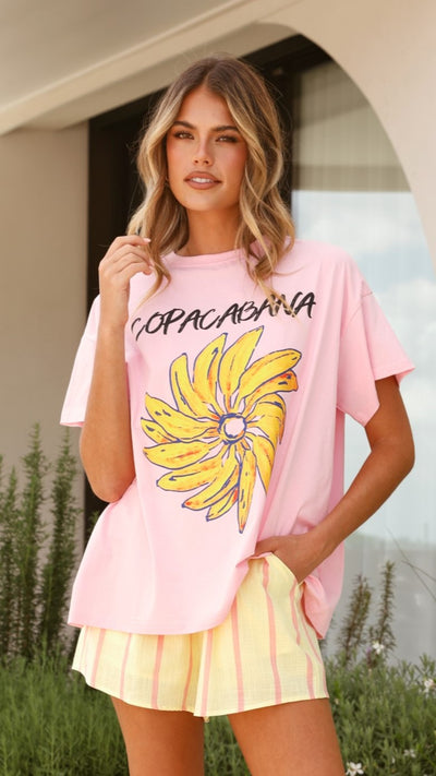 Load image into Gallery viewer, Copacabana Top and Shorts Set - Banana - Billy J
