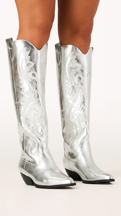 Load image into Gallery viewer, Wilden Boots - Silver Metallic - Billy J
