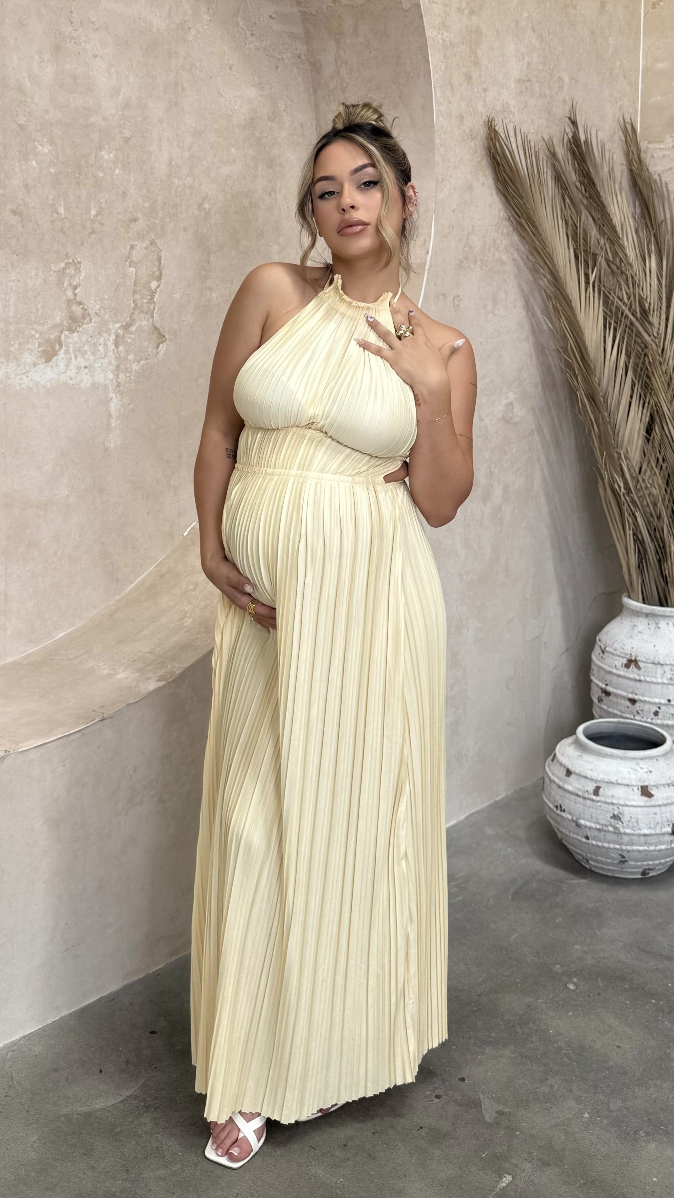 Frances Maxi Dress - Yellow - Billy J