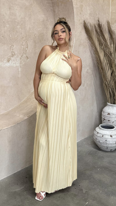 Load image into Gallery viewer, Frances Maxi Dress - Yellow - Billy J
