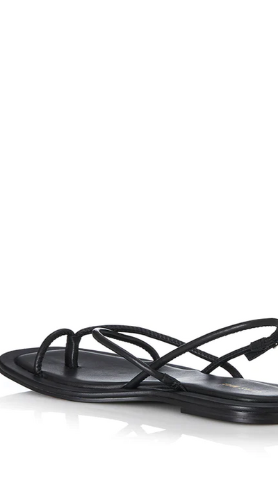 Load image into Gallery viewer, Kendall Sandal - Black Leather - Billy J
