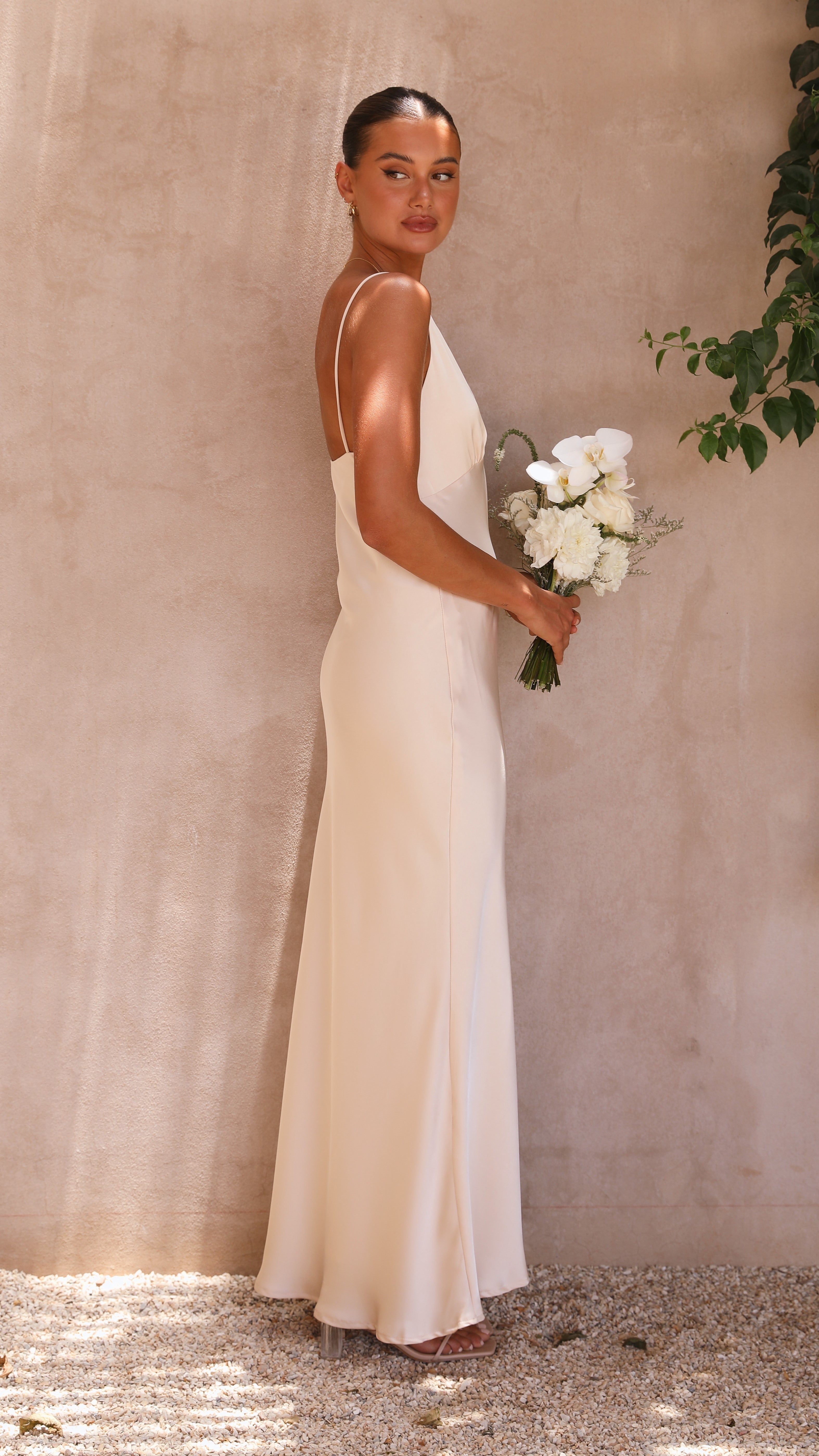 Ziah Maxi Dress - Champagne - Billy J