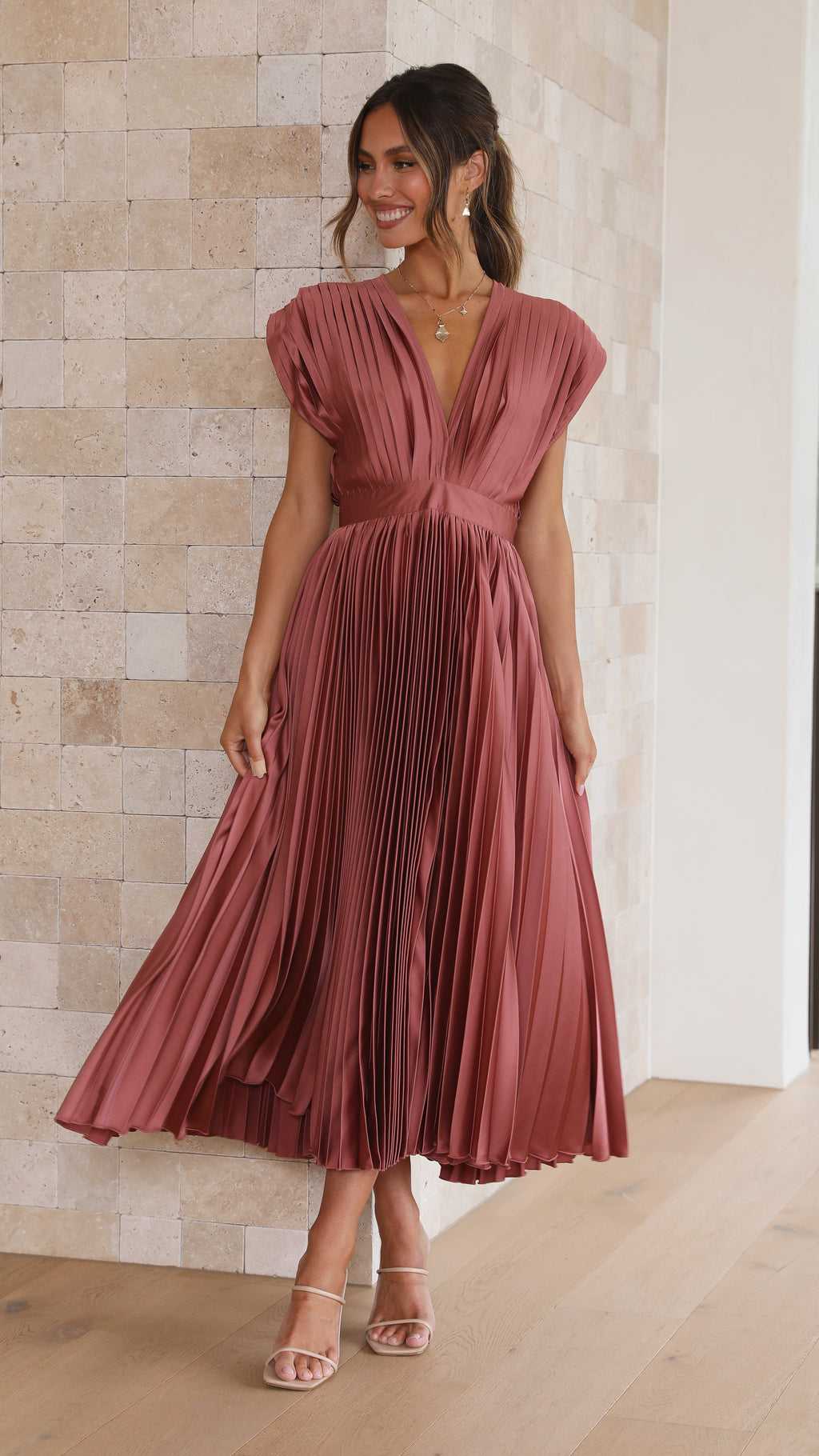 Gina Maxi Dress - Chocolate - Billy J