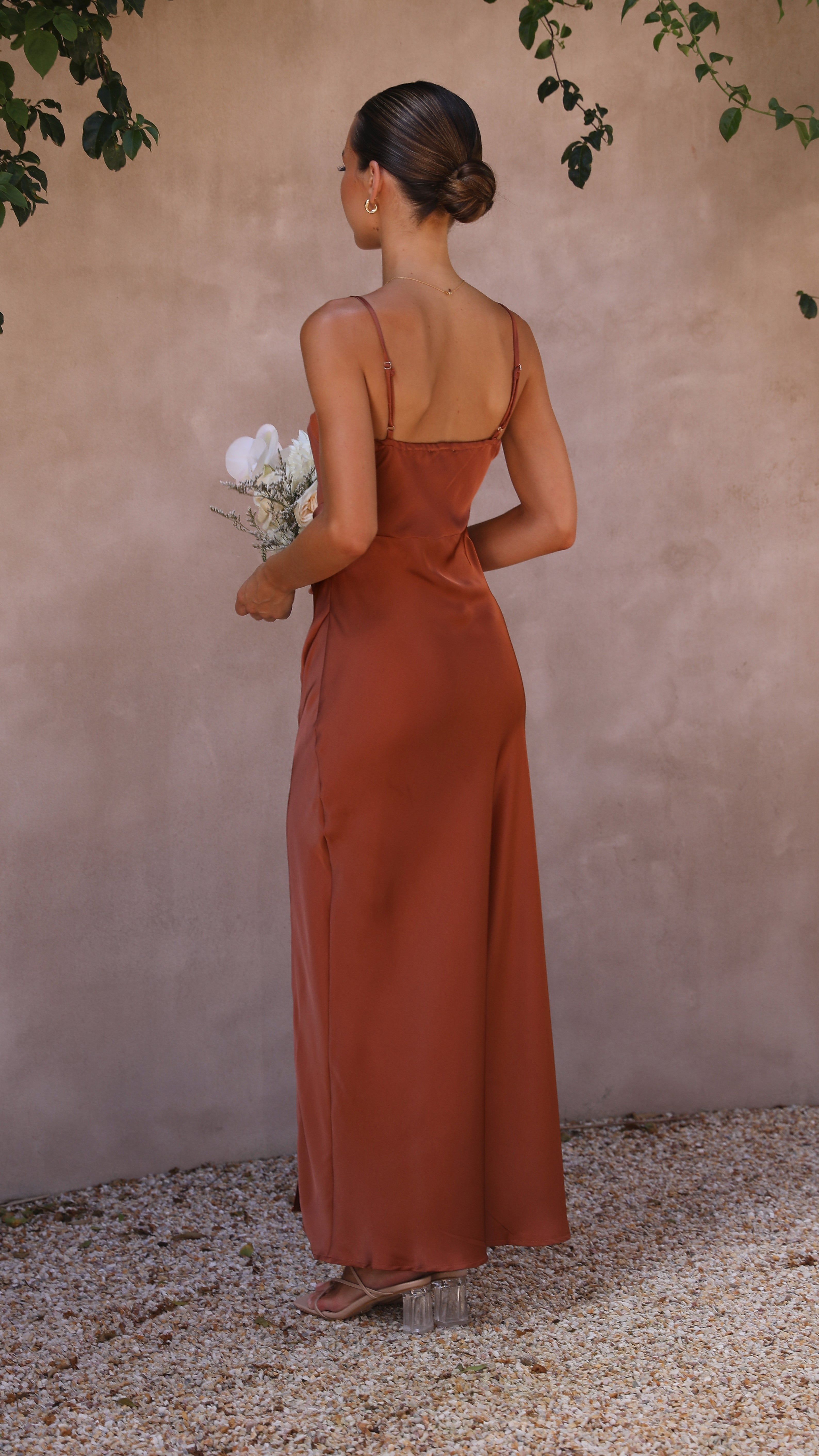 Ilana Maxi Dress - Copper - Billy J