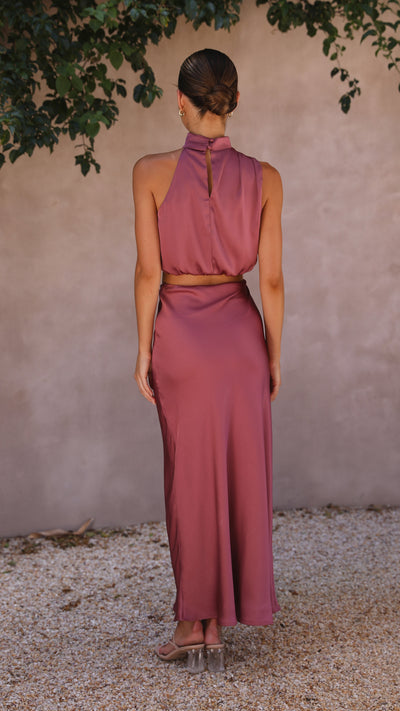 Load image into Gallery viewer, Esther Maxi Skirt - Plum - Billy J
