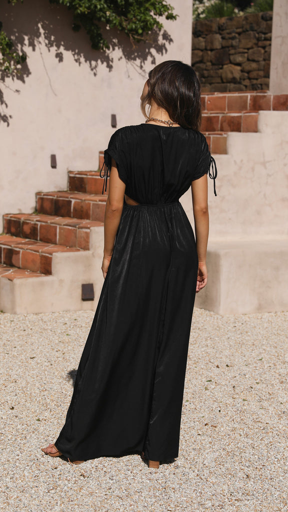 Marilyn Maxi Dress - Black - Billy J