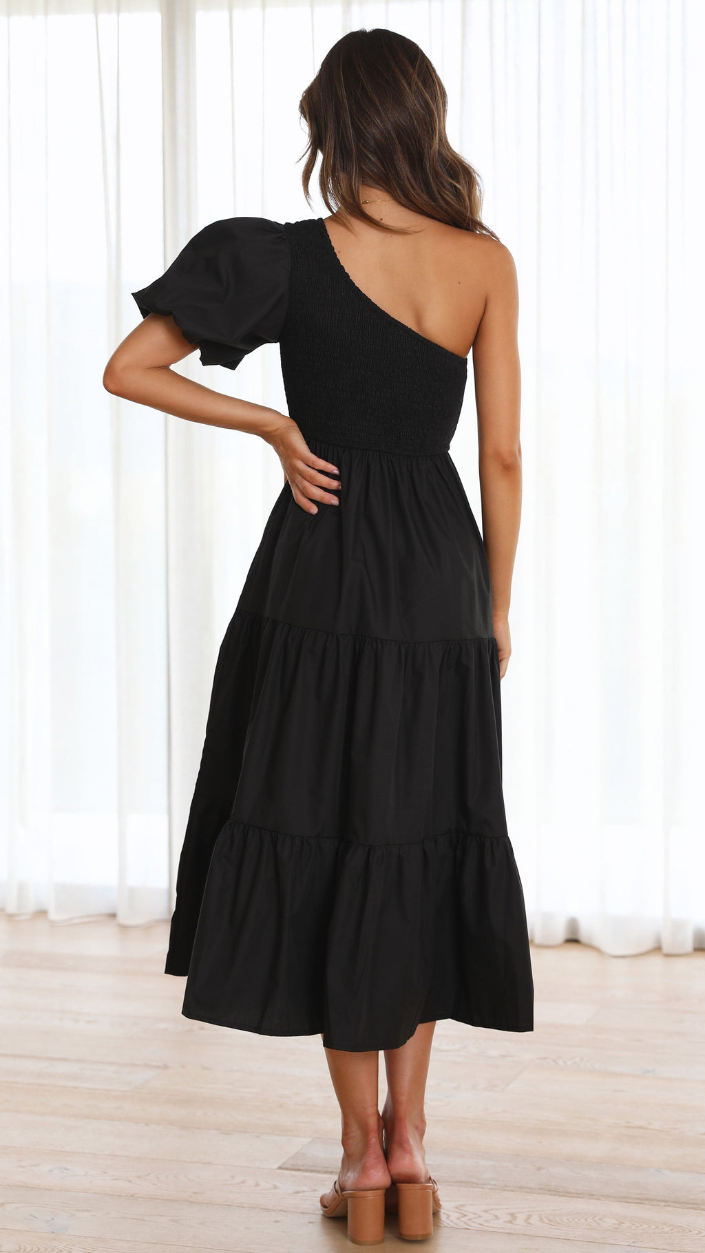 Frankie Maxi Dress - Black - Billy J