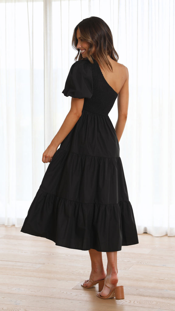 Frankie Maxi Dress - Black - Billy J