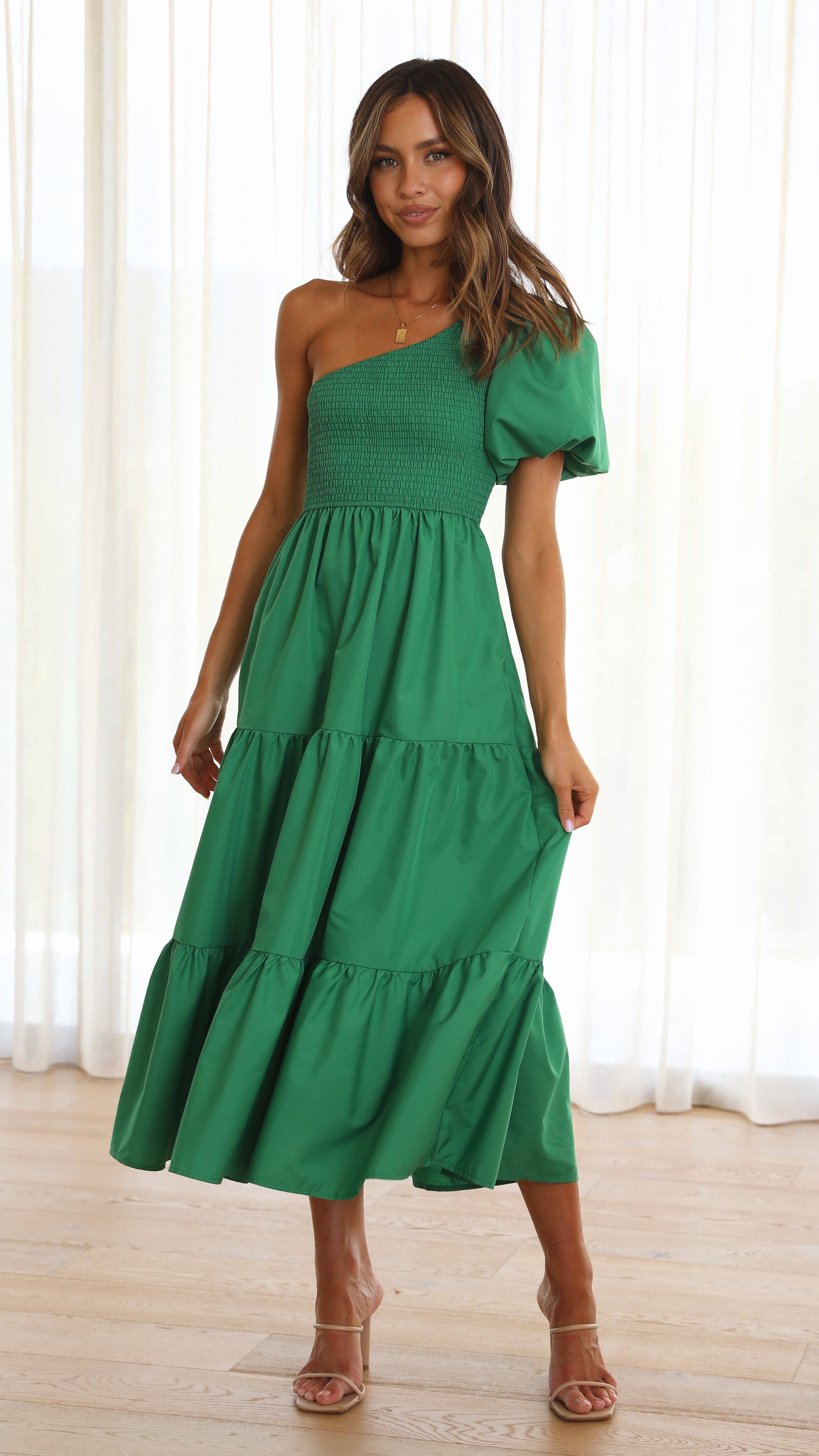 Frankie Maxi Dress - Emerald - Billy J