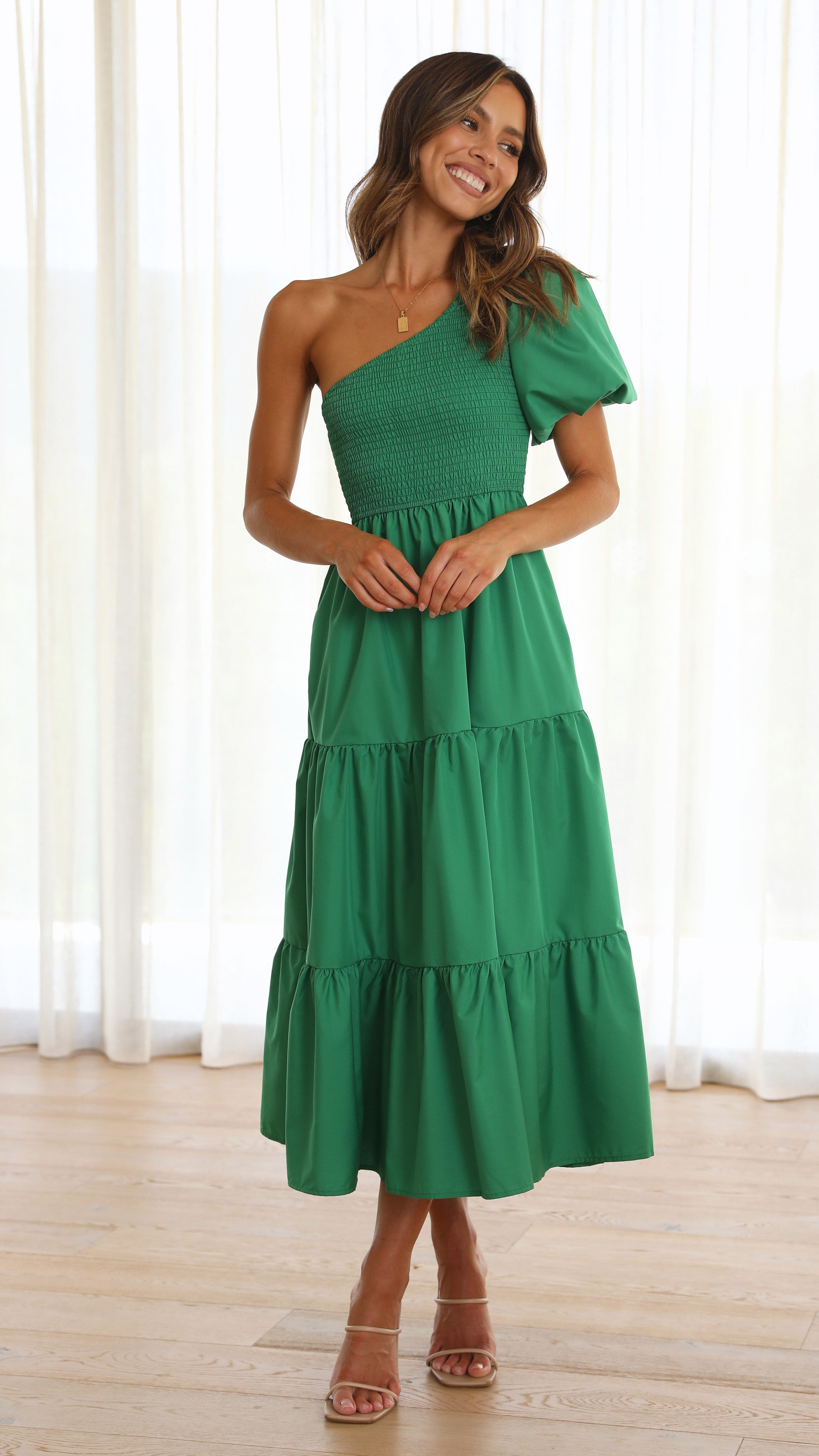 Frankie Maxi Dress - Emerald - Billy J