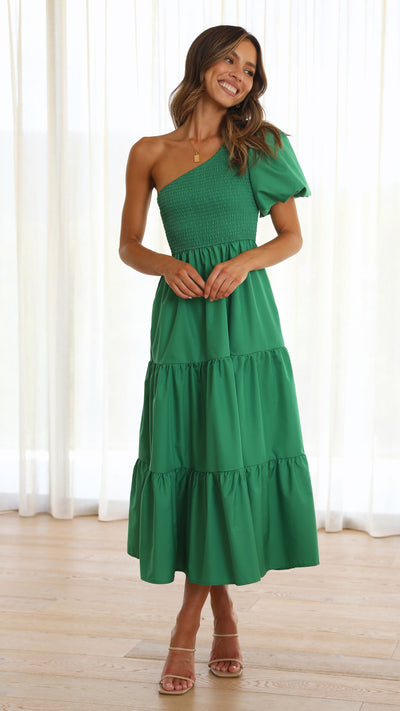 Load image into Gallery viewer, Frankie Maxi Dress - Emerald - Billy J
