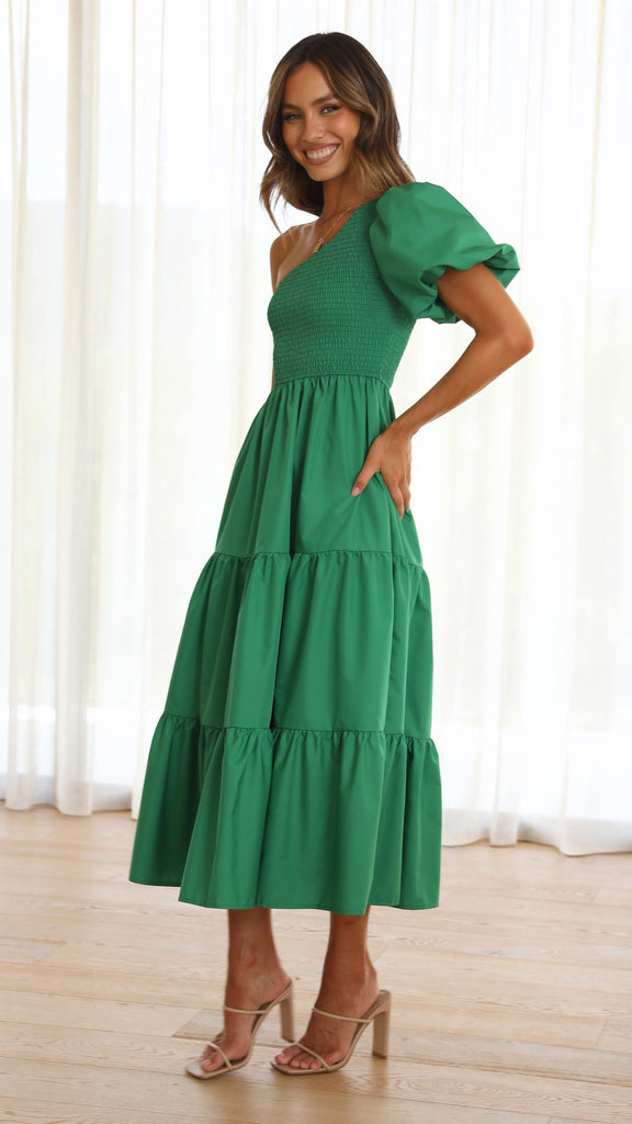 Frankie Maxi Dress - Emerald - Billy J