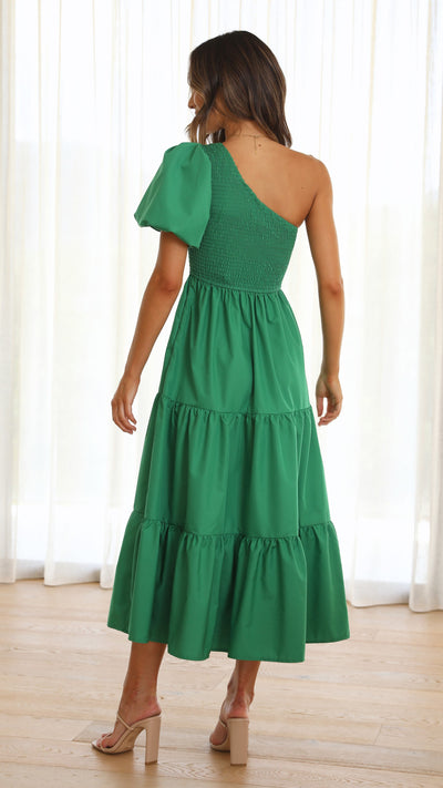 Load image into Gallery viewer, Frankie Maxi Dress - Emerald - Billy J
