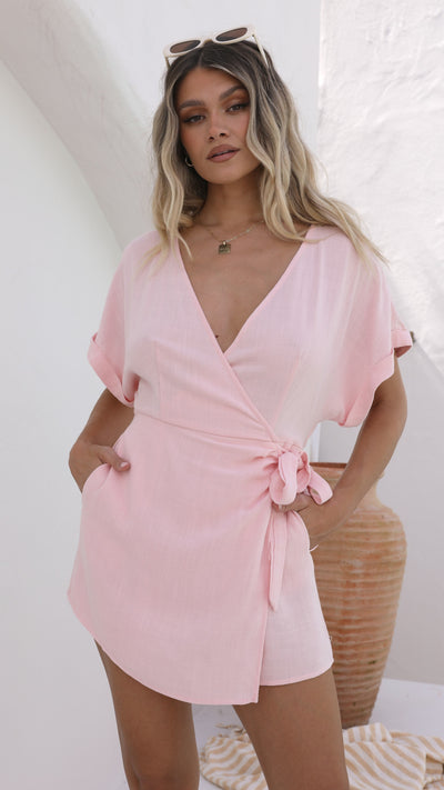 Load image into Gallery viewer, Tarika Playsuit - Blush - Billy J
