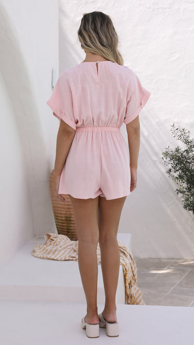 Load image into Gallery viewer, Tarika Playsuit - Blush - Billy J
