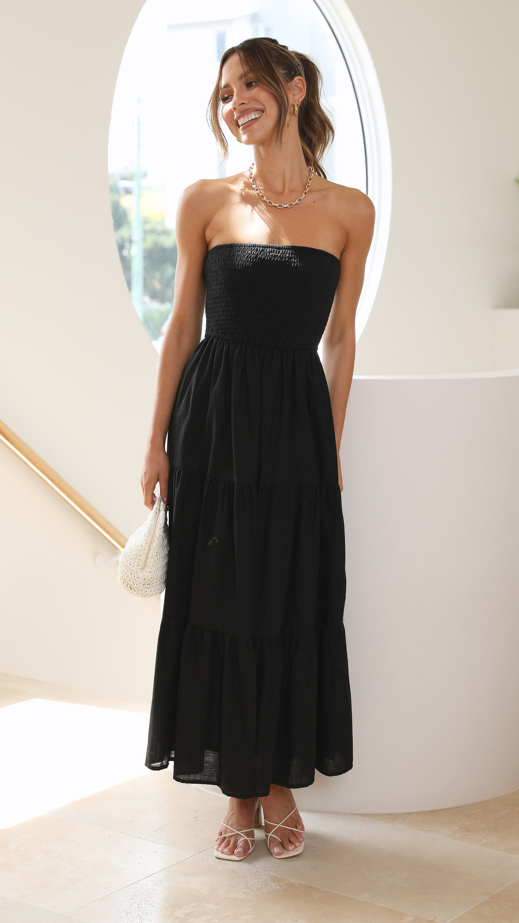 Brooke Maxi Dress - Black - Billy J