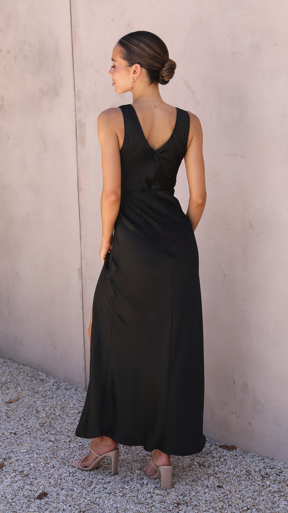 Taylor Maxi Dress - Black - Billy J