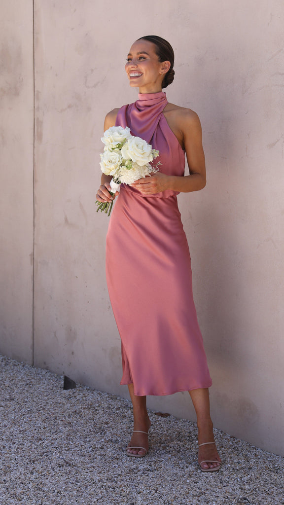 Esther Maxi Dress - Baked Rose - Billy J