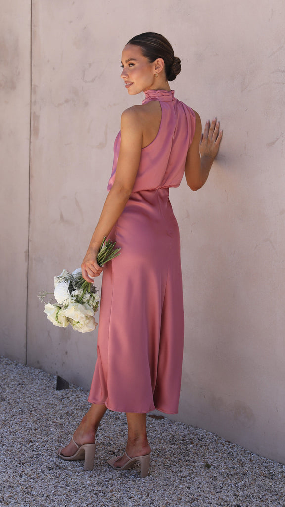 Esther Maxi Dress - Baked Rose - Billy J