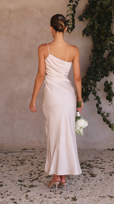 Load image into Gallery viewer, Nyla Maxi Dress - Champagne - Billy J
