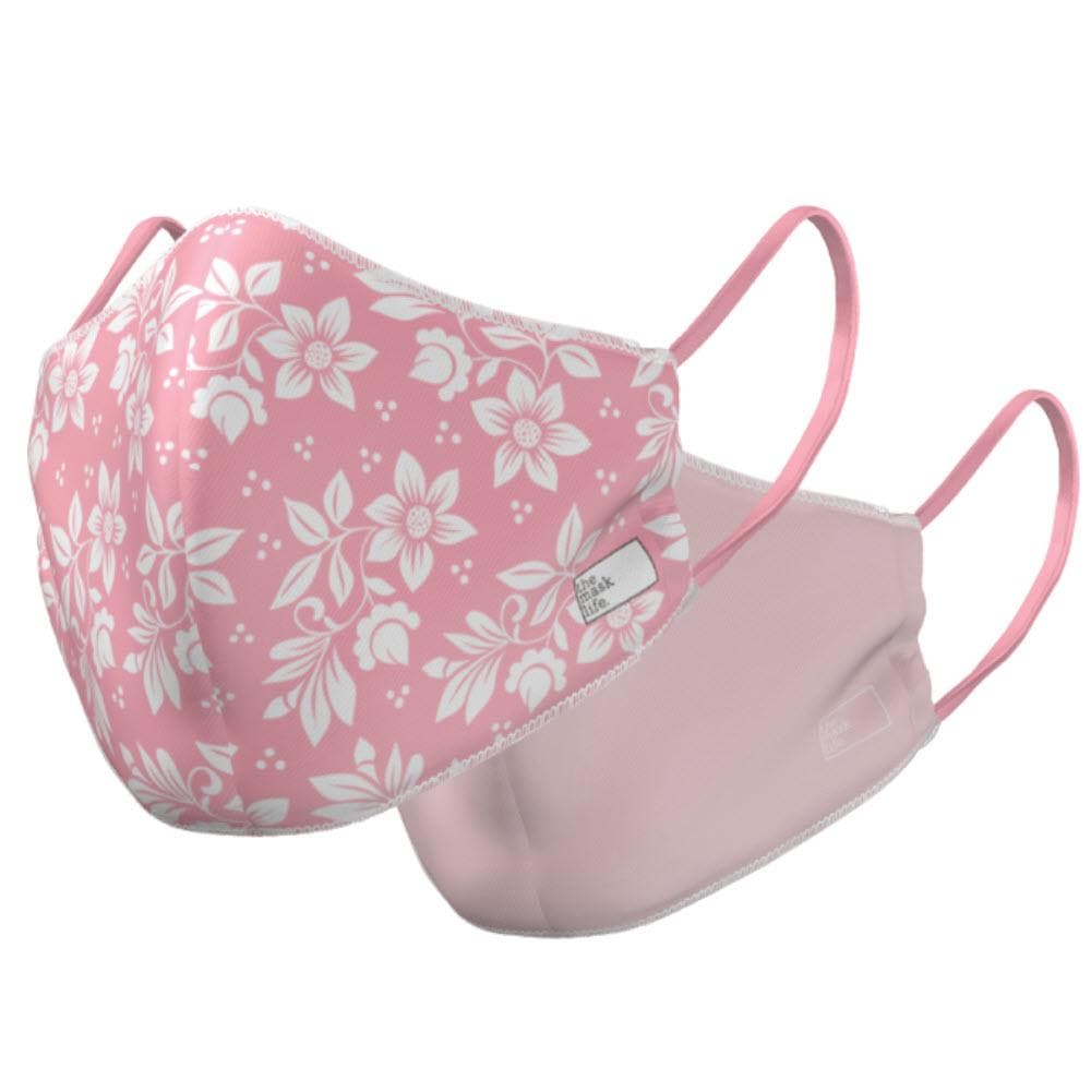 Soft Reversible Face Mask - Pink Blossom - Billy J