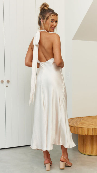 Load image into Gallery viewer, Amalia Maxi Dress - Champagne - Billy J
