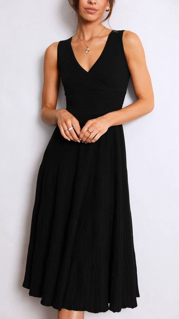 Jayde Knit Dress - Black - Billy J