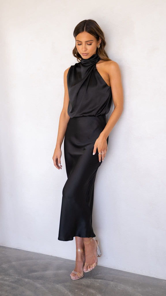 Esther Maxi Dress - Black - Billy J