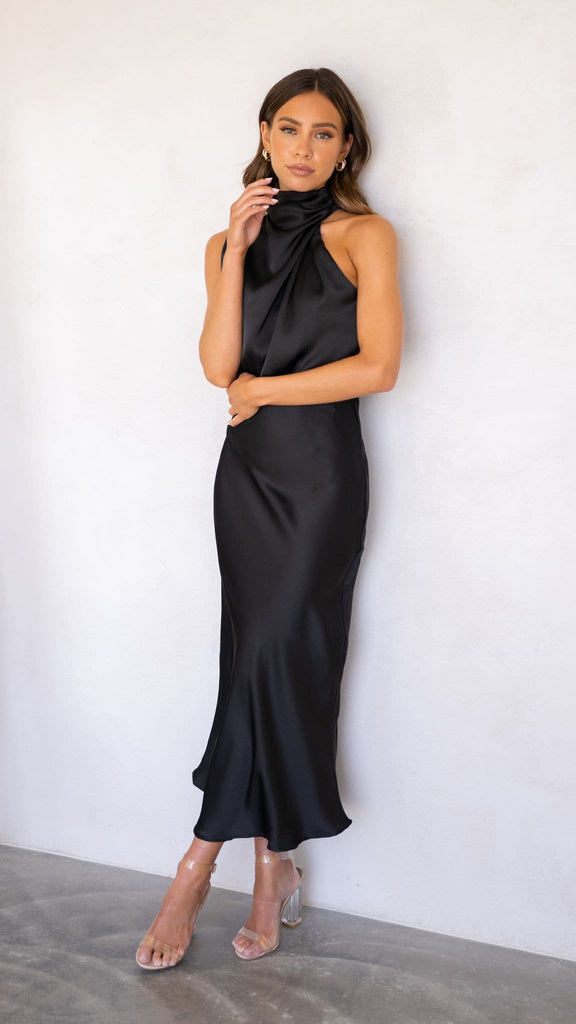 Esther Maxi Dress - Black - Billy J