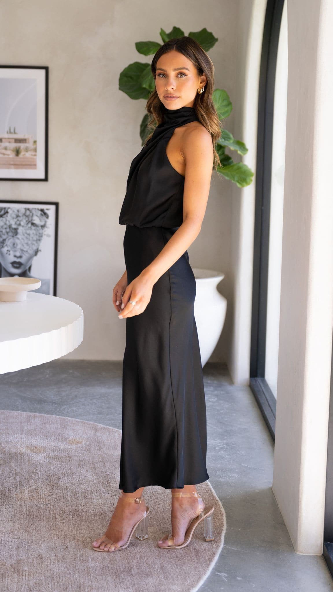 Esther Maxi Dress - Black - Billy J