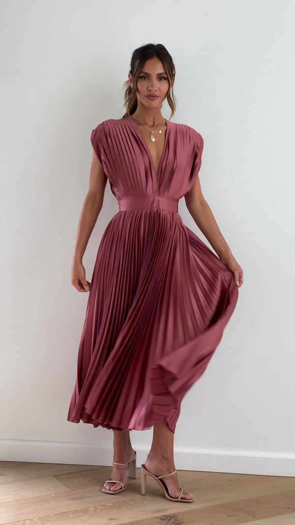 Gina Maxi Dress - Chocolate - Billy J