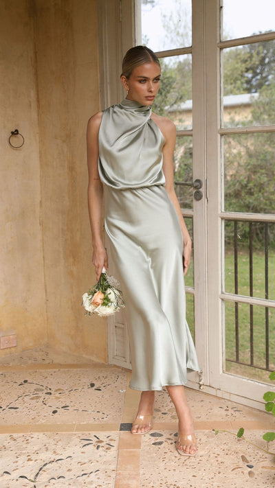 Load image into Gallery viewer, Esther Maxi Dress - Olive - Billy J
