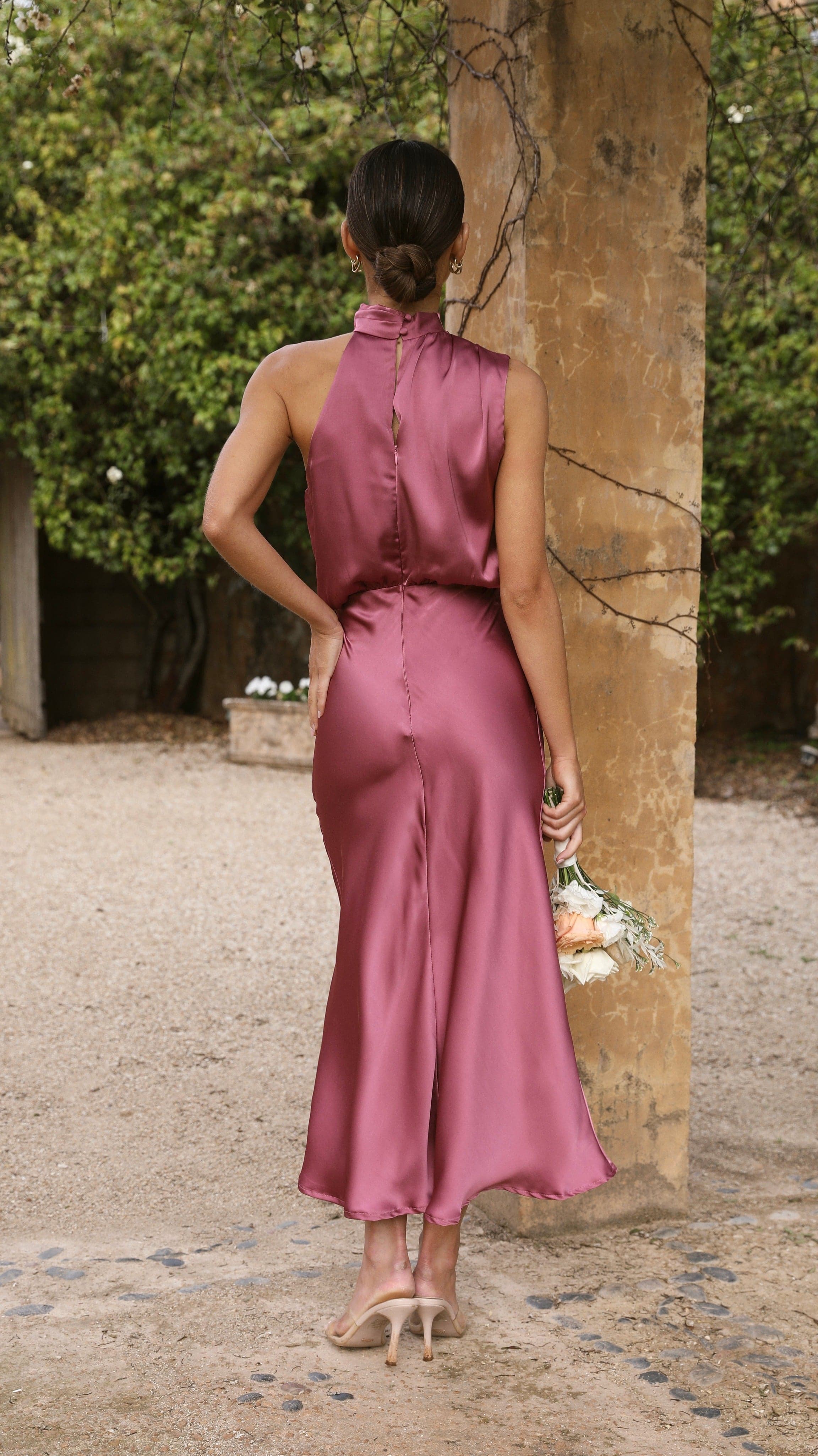 Esther Maxi Dress - Plum - Billy J