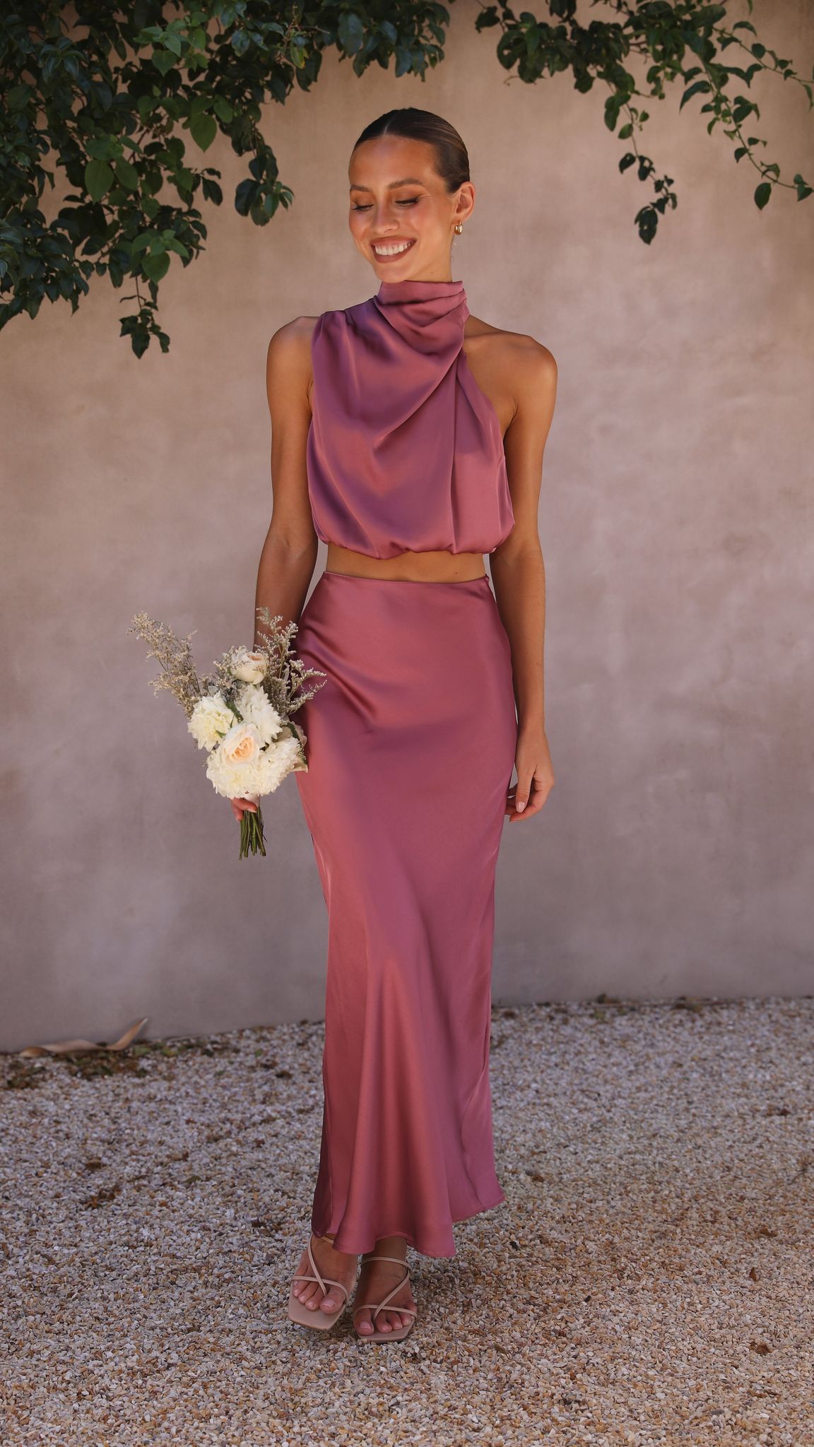 Esther Maxi Skirt - Plum - Billy J