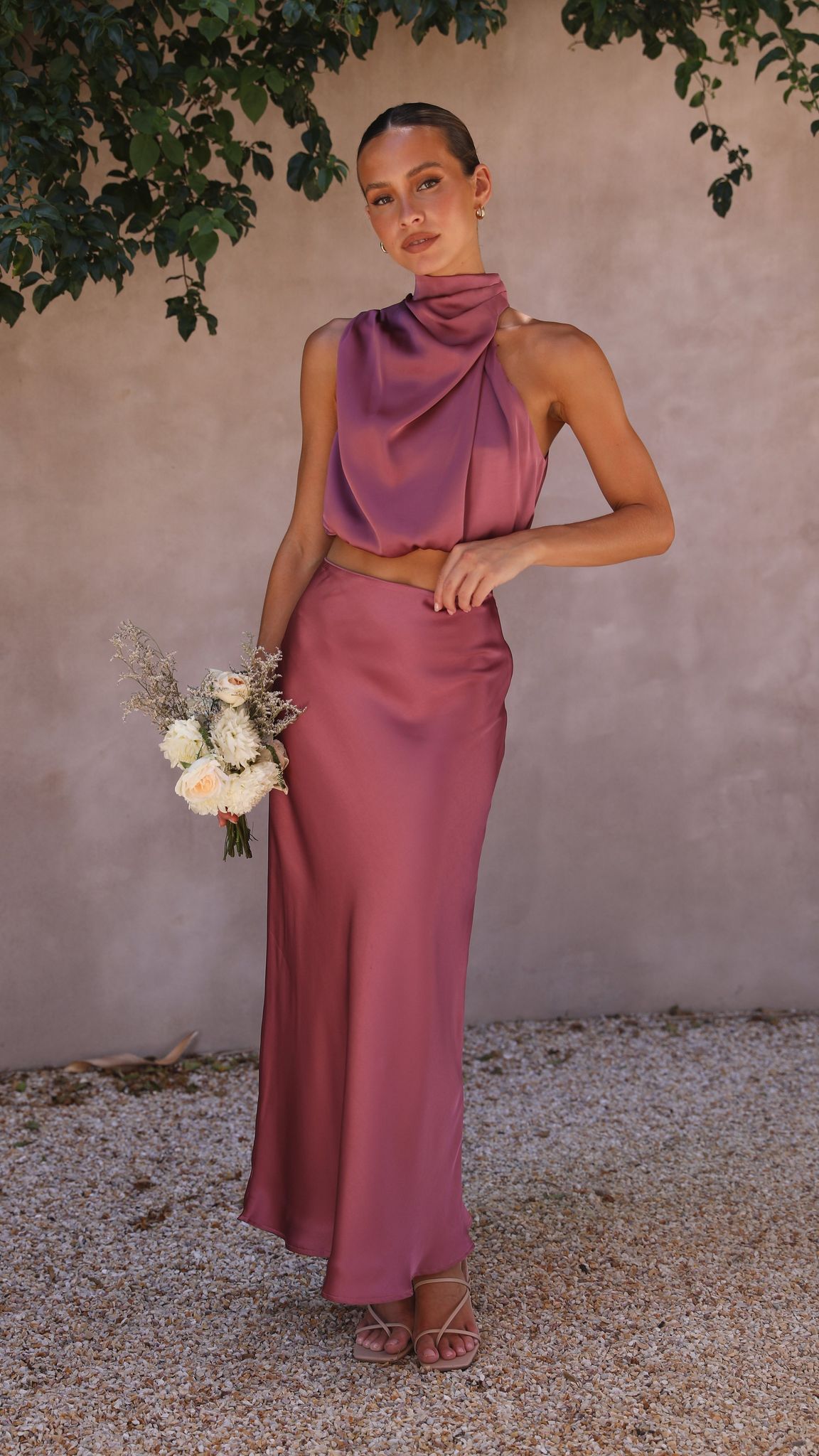 Esther Maxi Skirt - Plum - Billy J