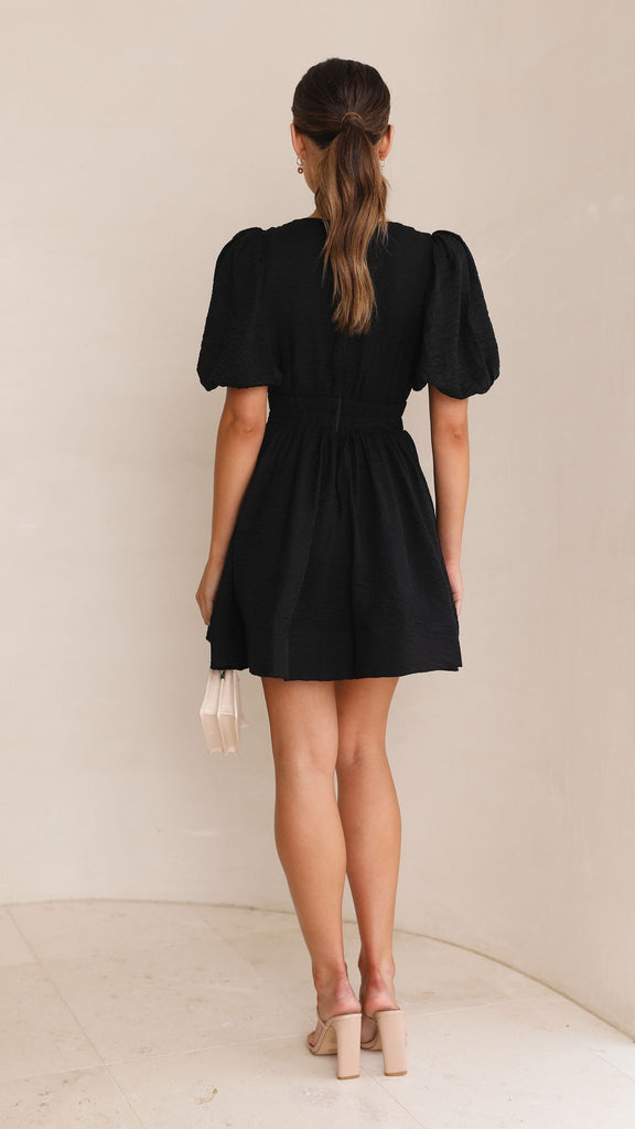 Erin Mini Dress - Black - Billy J