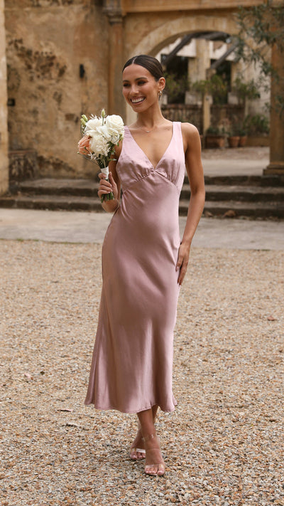 Load image into Gallery viewer, Sammie Maxi Dress - Dusty Pink - Billy J
