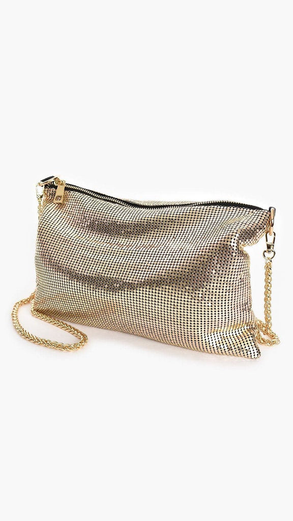 Chain Mesh Bag - Gold - Billy J