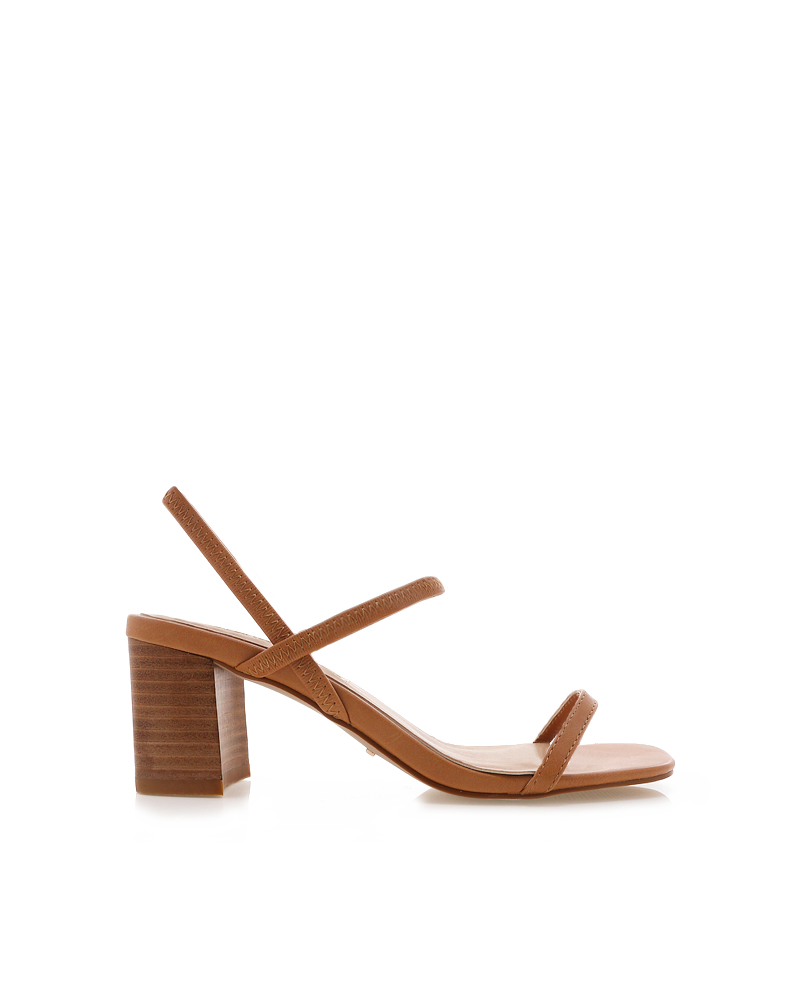 Balton Mule Heel - Sugar Brown / Natural - Billy J