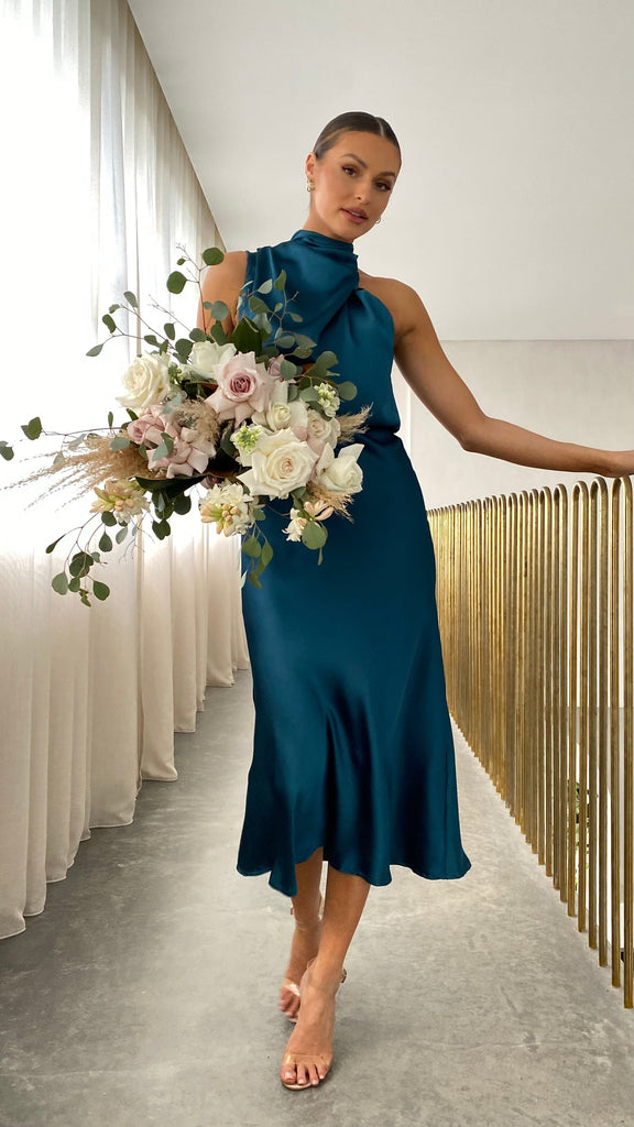 Esther Maxi Dress - Teal - Billy J