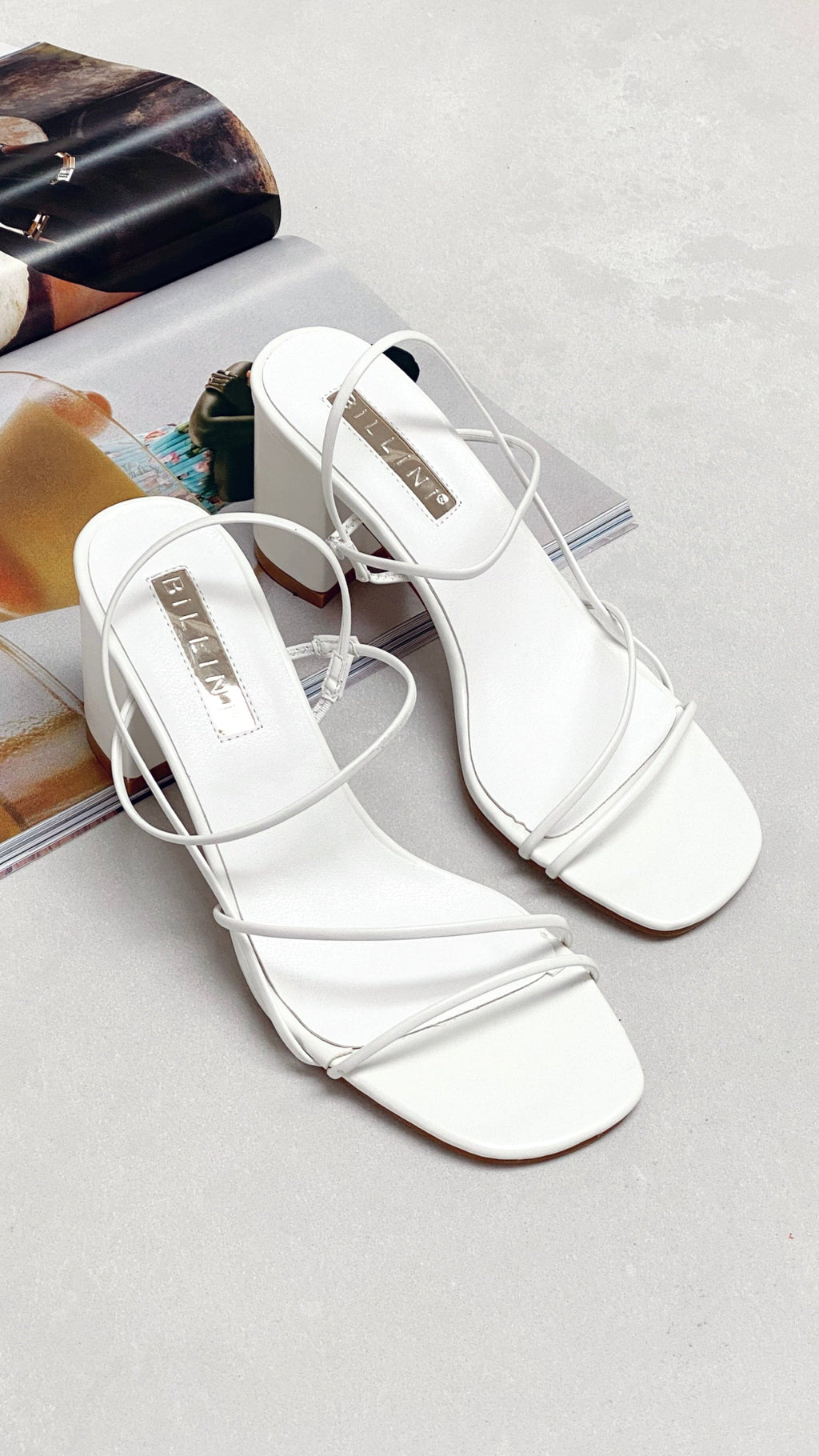 Yachi Heels - White - Billy J