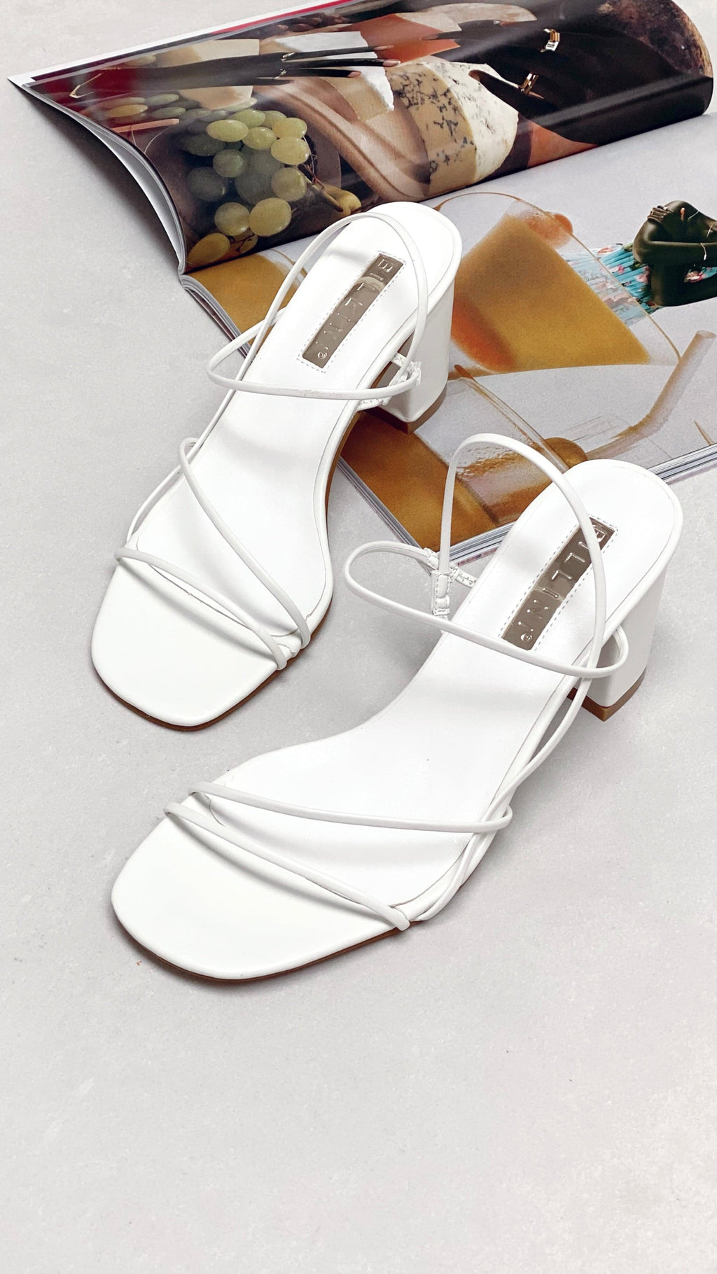 Yachi Heels - White - Billy J