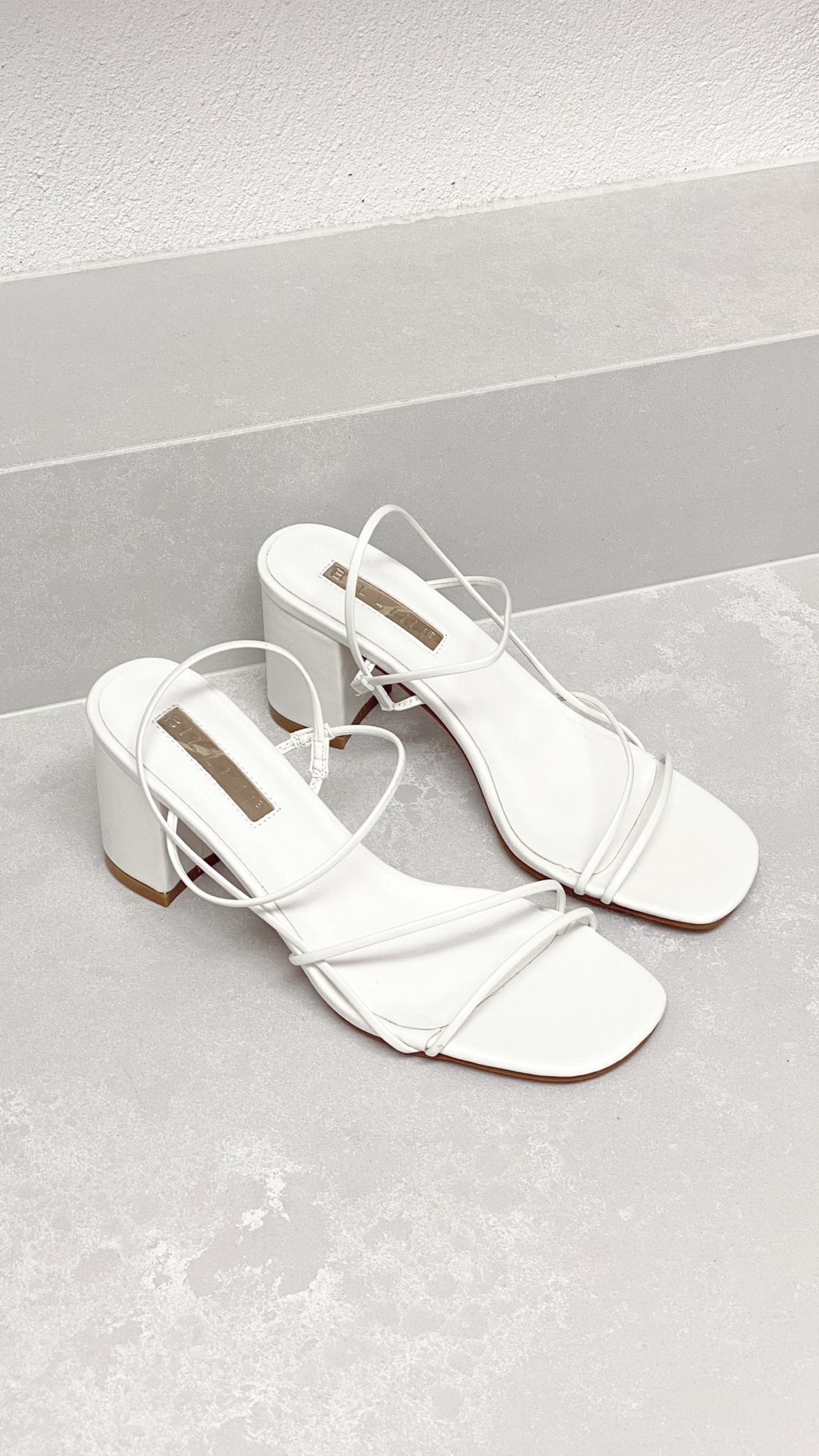 Yachi Heels - White - Billy J