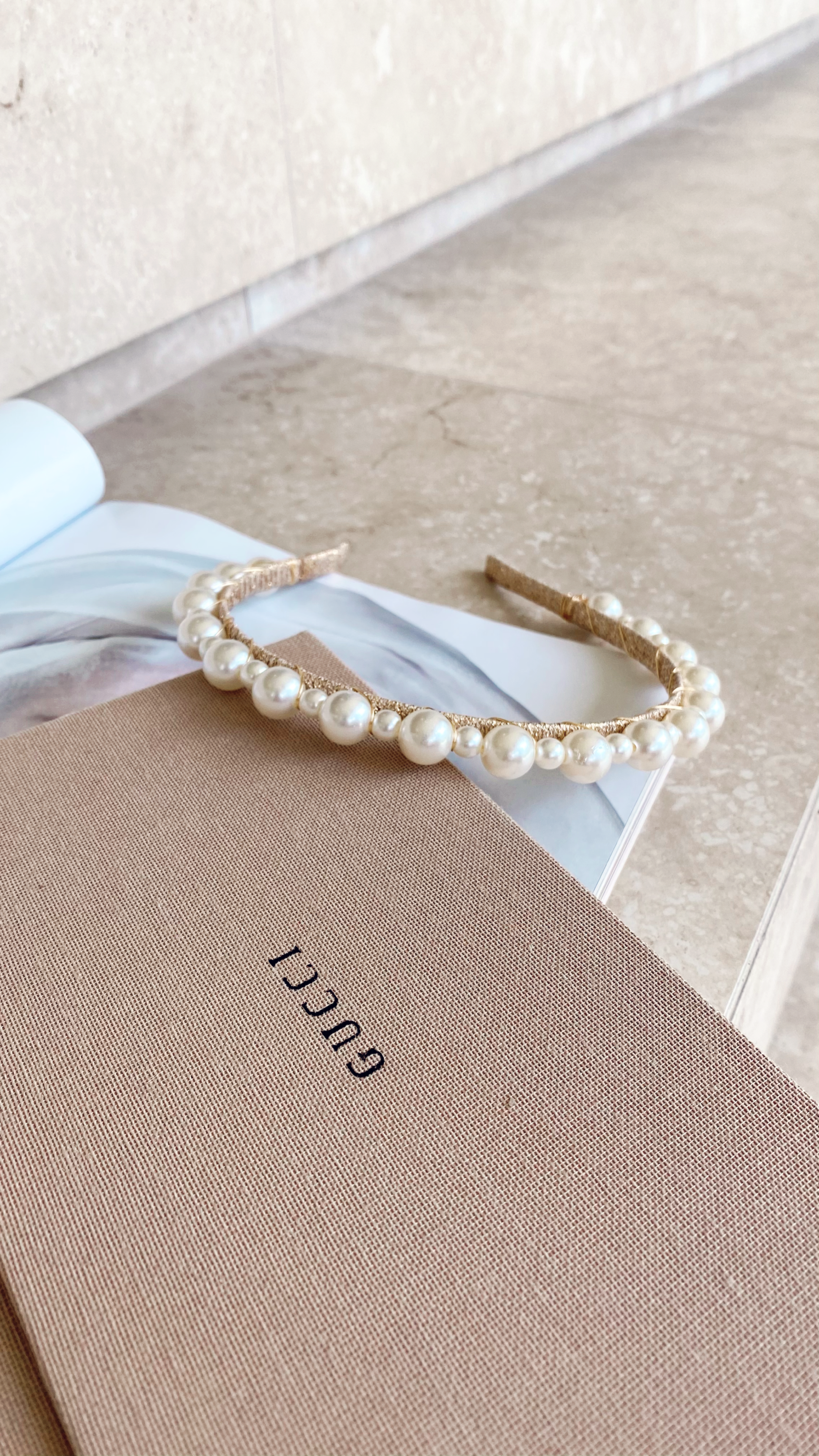 Pearla Headpiece - Pearl & Gold - Billy J